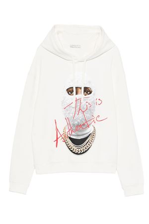 White cotton hoodie IH NOM UH NIT | NUW25261081
